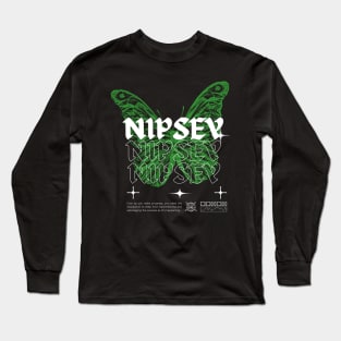 Nipsey // Butterfly Long Sleeve T-Shirt